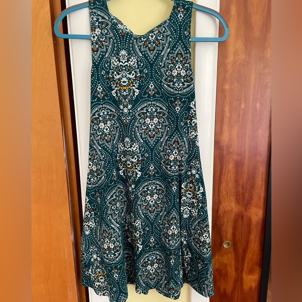Nine Britton Green Dress with Back Detail